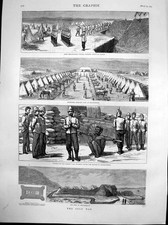 Antique Old Print Zulu War Shelter Camp Helpmakaar Tents Fort Helpmakaar 1879