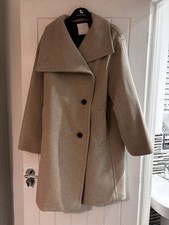Women’s Mango Beige Smart Winter Coat. Size Small.