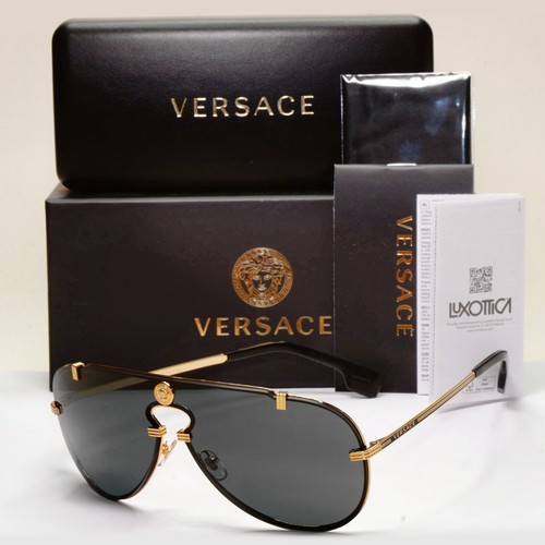 Versace sunglasses black gold - versace,