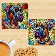 Cane Corso Stained Glass