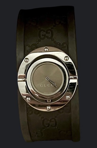Gucci twirl brown rubber - gucci, "twirl"
