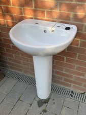 Ideal Standard Studio 2TH  Basin & Pedestal 50cm ?? White  RRP £239 