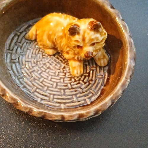 Wade puppy dish - wade, porcelain
