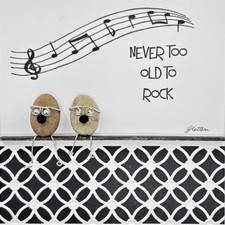 Pebble Art Picture - Never Too