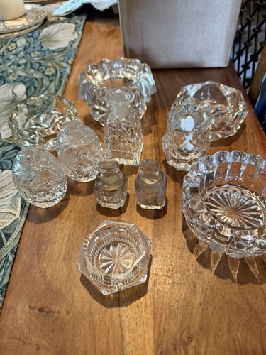 Vintage cut glass - ,