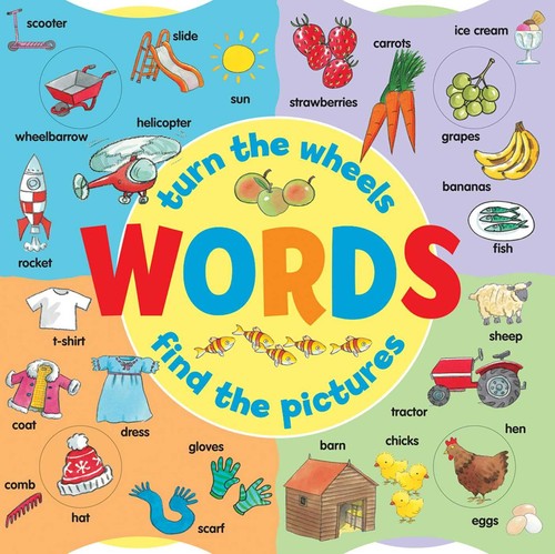 Words turn the - words, wheel