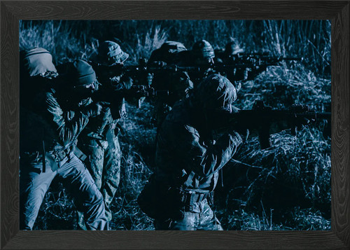 Soldiers framed wall art - wall,