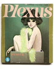 PLEXUS Magazine 1960s Italian Edition #5 Erotic Psychedelic Ica Vilander RARE