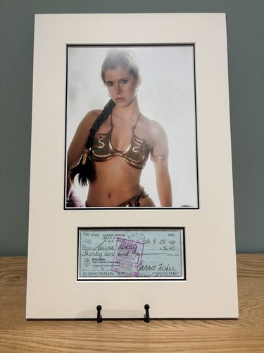 Carrie fisher signed - fisher,