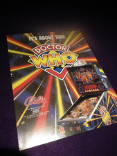 Bally Dr Who Pinball Machine Flyer