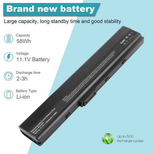 Battery for asus a31 k52 - battery,