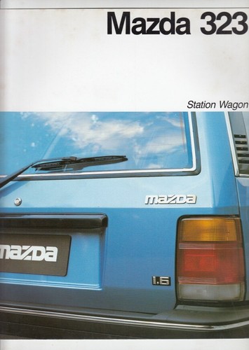 1986 mazda 323 wagon - mazda, bf