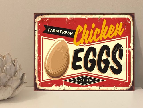 Farm chicken eggs metal - farm,