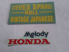 HONDA MELODY ,SIDE COVER DECAL ,87127-GA7-600ZA ,GENUINE.