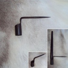 Medieval Hand Forged Candle Holder, Perfect For Re-enactment Stage & Costume