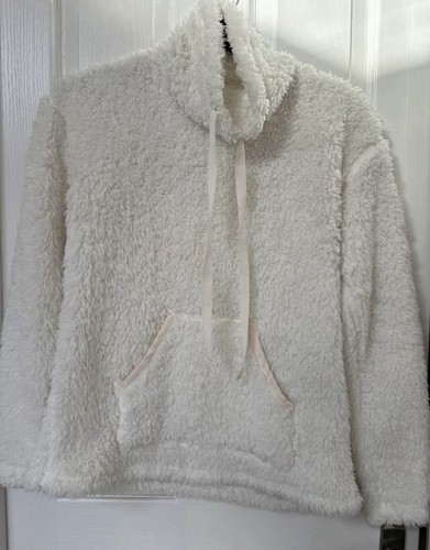 Cream fluffy ladies lounge - lounge, top