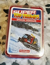 Vintage  Waddingtons Super Top Trumps  Special Vehicles 