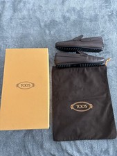 Tods Mens City Gommino Driving Loafers Shoes UK 6 Black Leather Slip On