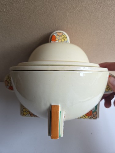 Clarice cliff tureen art - clarice, deco
