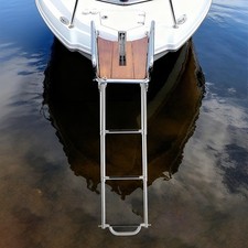 Stainless Steel Foldable Boat Ladder 300KG 661 lbs Load Capacity for Speedboat