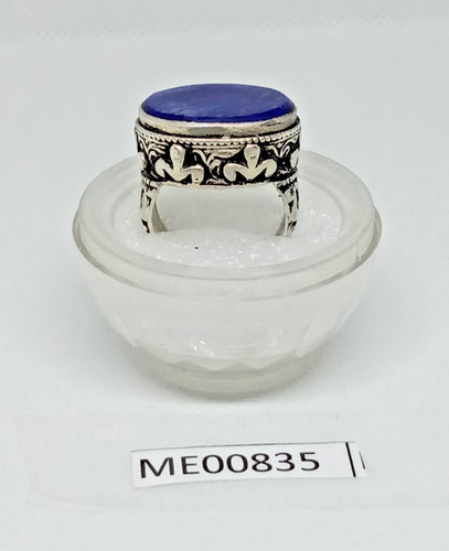 Afghan silver lapis - silver,