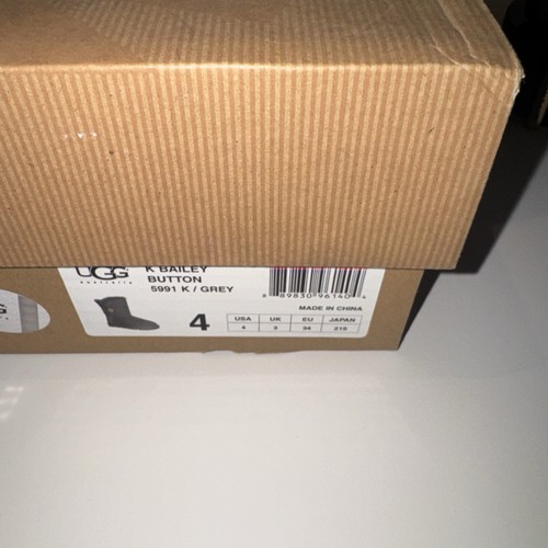 Ugg bailey button 3 grey - button,