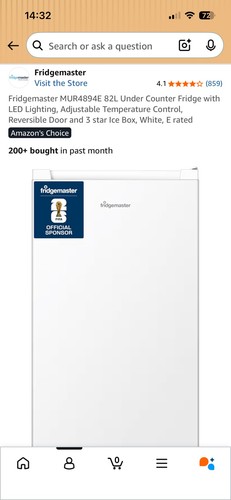 Fridgemaster undercounter - fridgemaster,