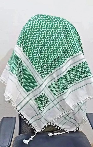 Green white arab - arab, shemagh