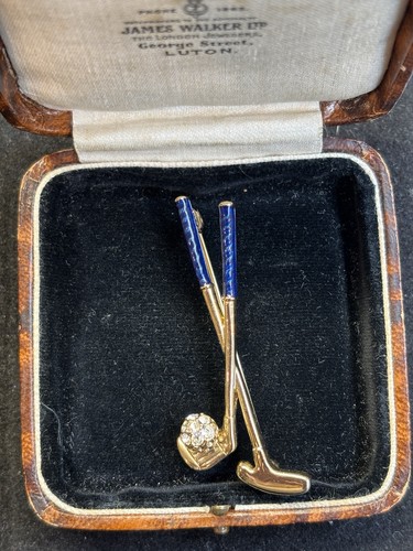 Vintage golf clubs - clubs, gold