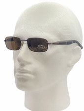 Vintage 90s Police Sunglasses S2429 0K05 52/19/135 Brown Lens Frame