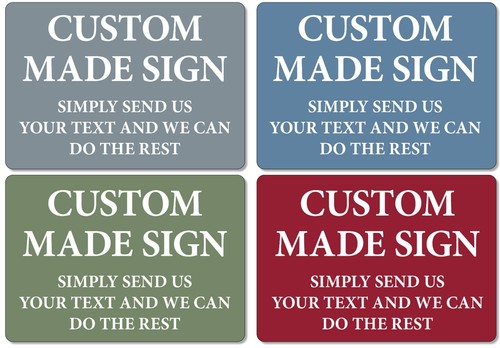 Metal sign custom made - custom,