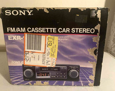 (NEW) Vintage Sony EXR-10 FM/AM Cassette Stereo Car Radio MINT NEVER USED