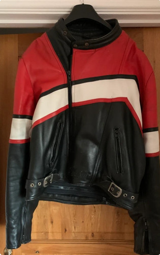 Sportex red leather biker - sportex,