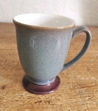 Denby Storm Grey & Purple Foot Mug