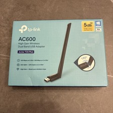 TP-LINK ARCHER T2U PLUS AC600 Wireless USB Adaptor Open Box 