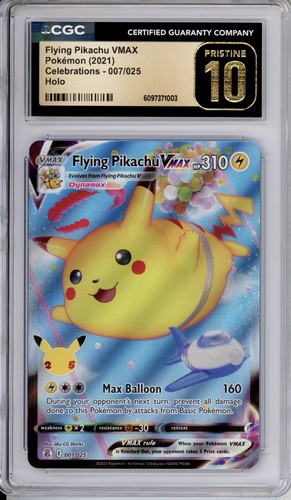 Cgc pristine flying pikachu - pristine,