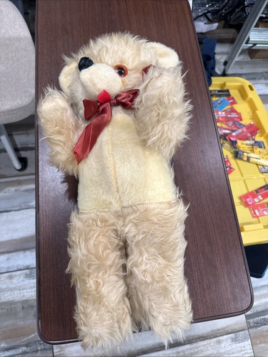 Vtg 1950 plush teddy bear - vtg, 1950's