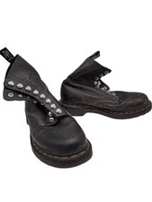 Dr Martens 1460 Pascal HDW Black Leather Boots Size UK 6 T2347 D151