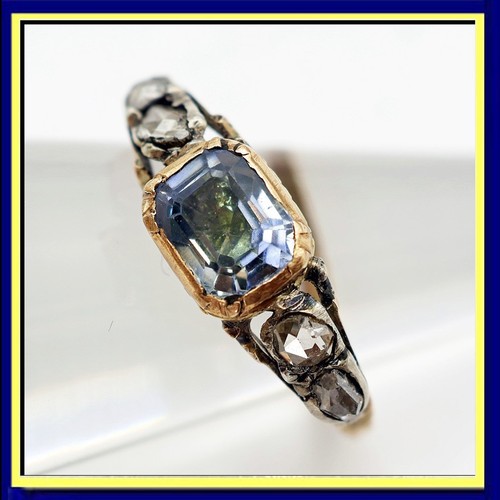Antique georgian ring - antique, diamonds