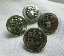 4 x ANTIQUE LIVERY BUTTONS