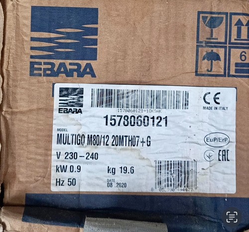 Ebara multigo 0 9kw - multigo, 80/12