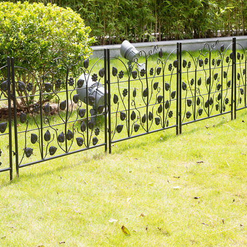 Decorative garden fence - garden,