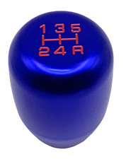 blue red gear shift knob for