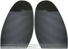 Rubber Ribbed Soles DIY Shoe Repair Black Mens Ladies Max Grip Anti Slip 
