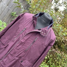 M&S Blue Harbour Dark Claret Stormwear Windcheater Jacket Full Zip Casual 3XL