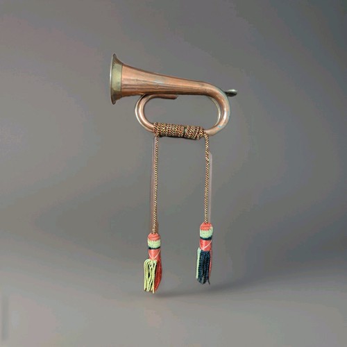 Copper brass bugle military - copper, &