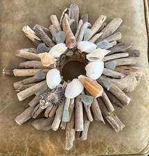 BEACH GLASS DRIFTWOOD & SHELL