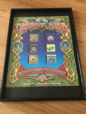 GRATEFUL DEAD-COMPACT DEAD-1987 original A3 framed poster size advert