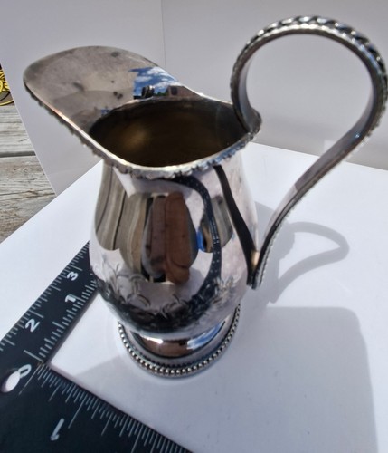 Vintage silver plated - plated, milk