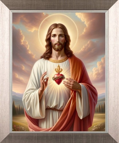 The sacred heart jesus - heart,